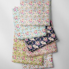 100% Cotton Large Roses Floral