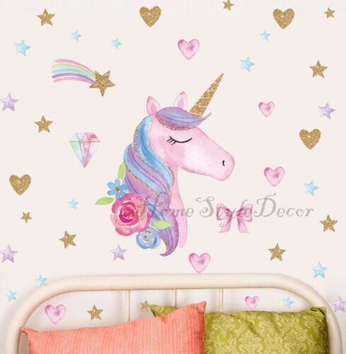 Unicorn family wall - unicorn,