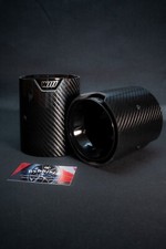 2x Carbon Fibre Exhaust Tips