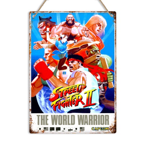 Street fighter metal sign - fighter, 2