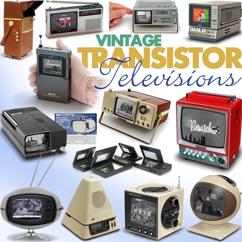 Vintage transistor televisions - transistor,