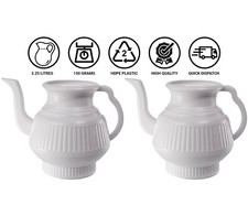 Pair of White Bodna Lota