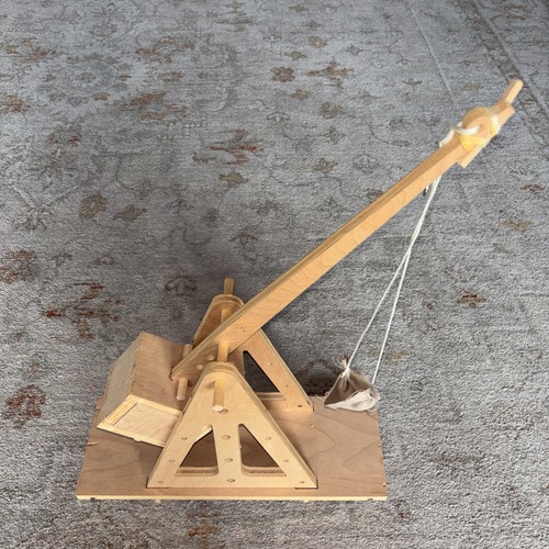 Wooden catapult trebuchet kit - catapult,