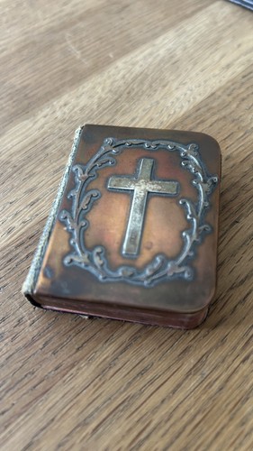 Antique silver cross brass - silver,