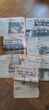 Apollo 11 Moon Landing Newspapers Bundle 1969 Plus two Apollo 8  1968