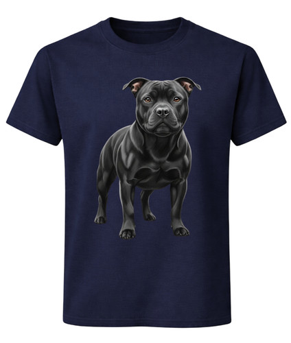 Black staffordshire bull - black,