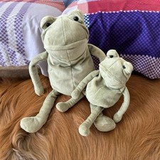 Jellycat Fergus Frog 18cm/33cm Green Plush Doll - NEW w/Tag & Free Dust Bag