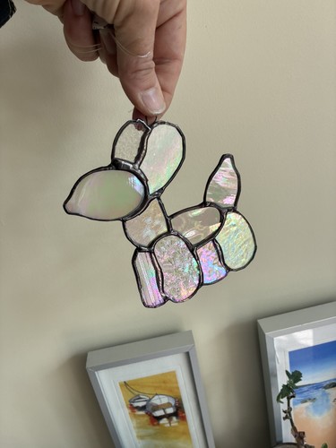 Balloon dog stained - dog,