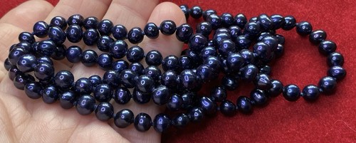 Gorgeous iridescent blue real - blue,