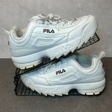 Fila Disruptor Premium White Trainers Shoes UK6/EU39.5 Sneakers Womens Girls