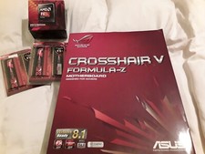 PC BUNDLE  Asus crosshair v formula z motherboard  AMD 4.7 9590 Gskill 32gb ram.