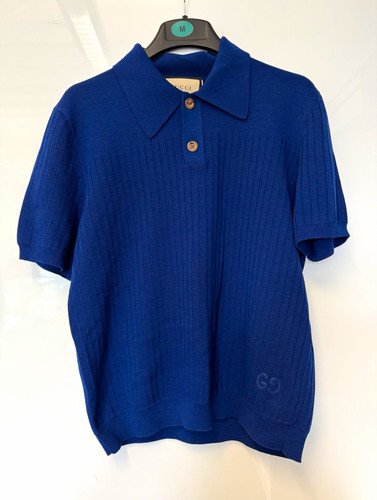 Gucci men blue knit - gucci,