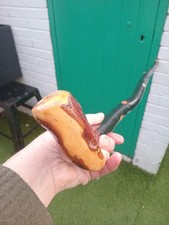 IRISH BLACKTHORN STICK  41 INCHS LONG 650 GRMS IN WEIGHT SUPER   ROOTBALL HANDLE