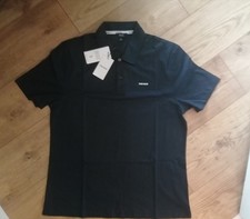 Reiss navy cotton short sleeve