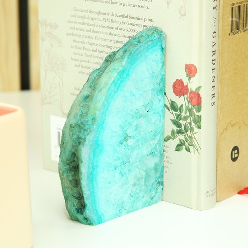 Crystal geode bookends museum - bookends,