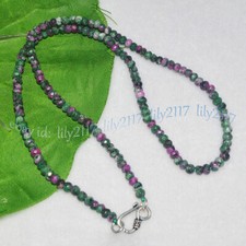Multicolor 2x4mm Faceted Assorted Gemstones Jade Rondelle Beads Necklace 16-36''