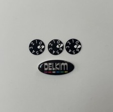 1 Delkim Plus Range Genuine Sticker Set (Logo Dome + T, V & S) TXI STD EV
