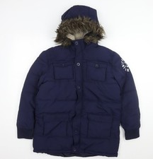 Nickelson Boys Blue Long Parka