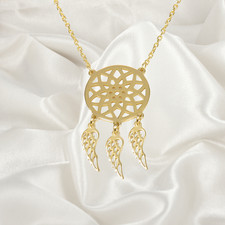 Dream Catcher Necklace, Wings