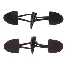 6 Pairs Leather Horn Toggle