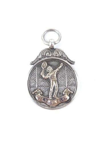 Vintage sterling silver medal - silver,