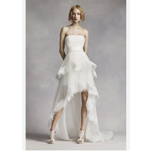 White vera wang strapless - white,
