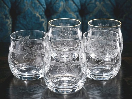 Vintage etched glass - vintage,