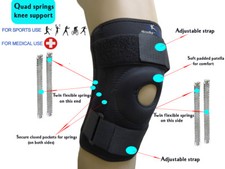 Knee Brace NHS Use Support Neoprene Patella stabilising Belt Adjustable Strap UK