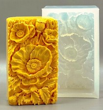 POPPY SILICONE MOULD FOR SOAP