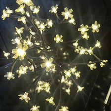Light Up Flower Blossom LED CHERRY TREE WITH 60 LIGHTS Approx
