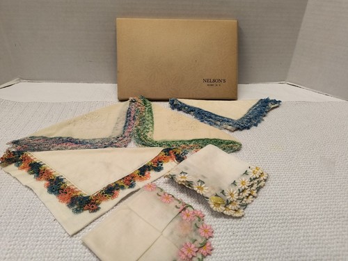 Vintage ladies handkerchief - vintage,