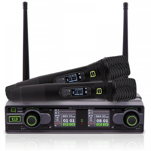 Twin handheld uhf wireless - handheld,