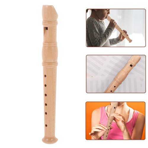 Khaki wooden clarinet - khaki, kids