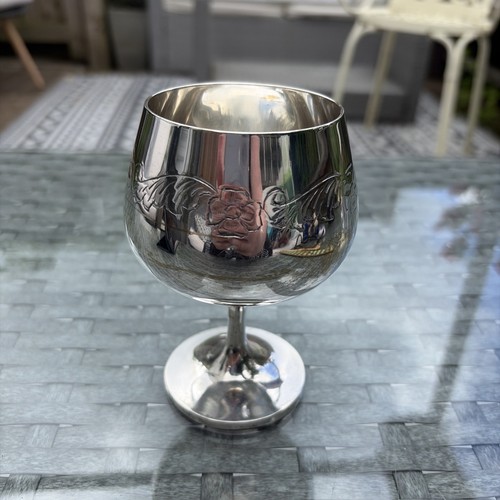 Epns silver plated goblet - plated,