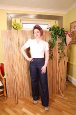 Freddies of Pinewood Ladies 1940s Naihead Pants waist 36" SALE