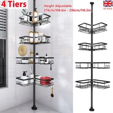 4-Tier Corner Shower Shelf
