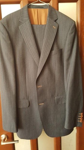 Men digel suit brown - digel, wool