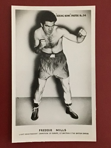 Early british boxing postcard - early,