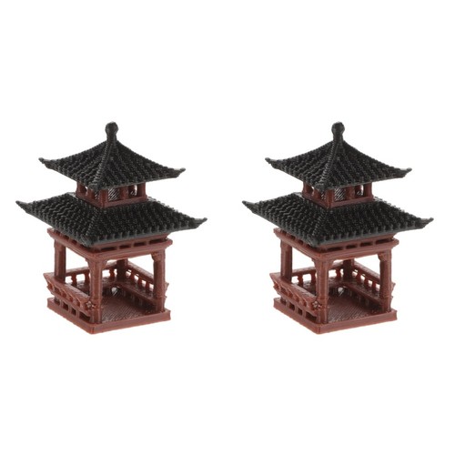 2pcs miniature plastic - 2pcs,