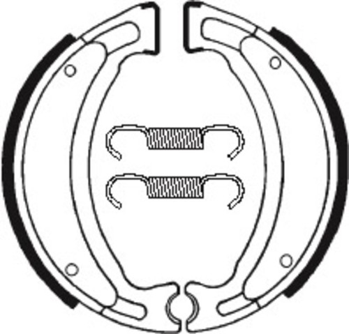 Tecnium brake shoes ba028 - shoes,