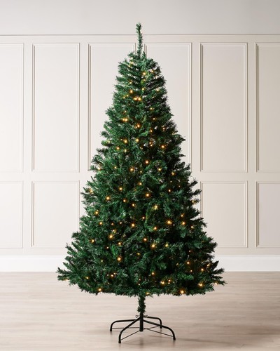 8ft christmas tree pre lit - 8ft, pre-lit