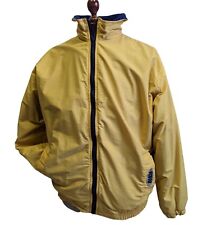 Puffa Reflective Yellow Blouson Jacket - Fleece Lined Unisex Coat   Medium