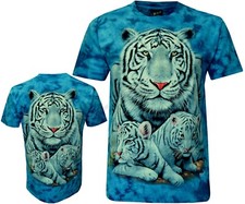 Tie Dye T-Shirt White Tiger