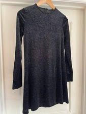 ZARA black stretchy glitter