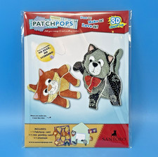 Santoro Patchpops, Cats 3D Greeting Card,  14.5 x 19.5cm, Great Condition Unused