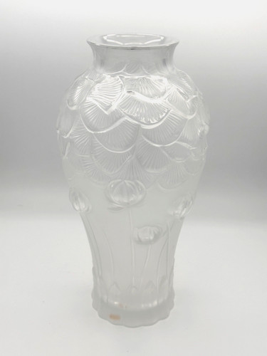 Large lalique glass giverny - glass,