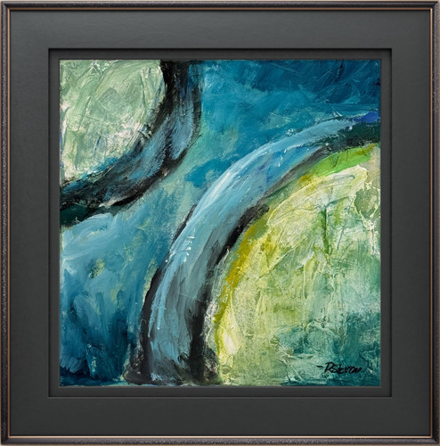 Abstract acrylic painting - abstract,