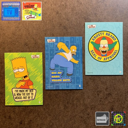 2002 topps simpsons stickers - stickers,