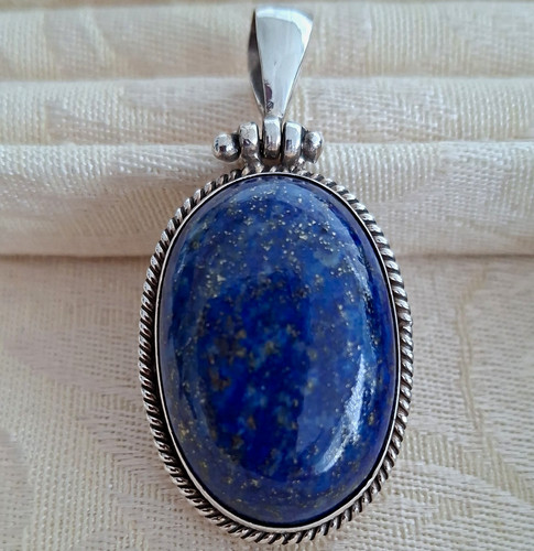 925 sterling silver oval blue - sterling,