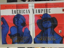 2010 Promo Poster AMERICAN VAMPIRE  34x22 STEPHEN KING Vertigo Comics SNYDER